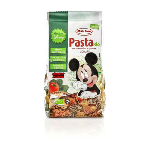 Disney Mickey Mouse Organic Pasta with Tomato and Spinach