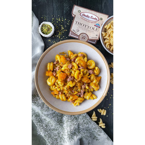 Trottole Pasta made from durum wheat semolina