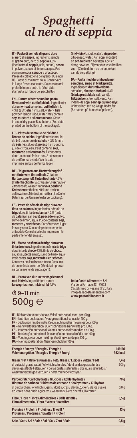 Spaghetti with Squid Ink