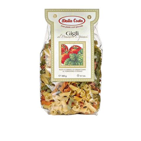 Gigli Tricolori Con Pomodoro E Spinaci