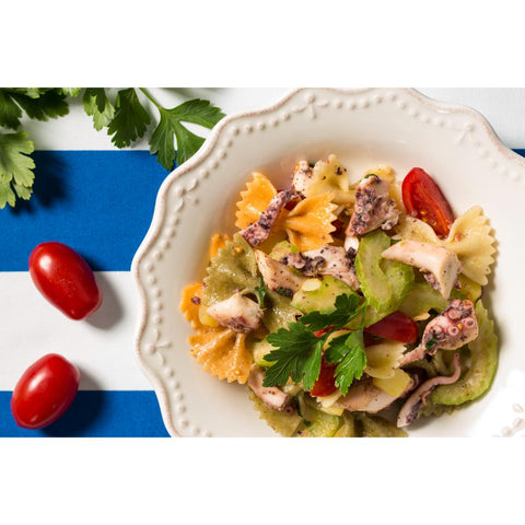 Tricolor Farfalle Pasta with Tomato and Basil