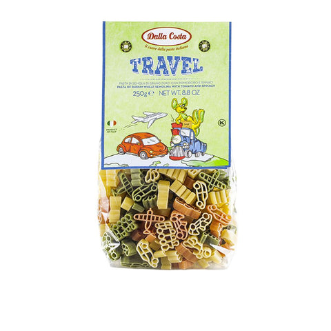 Travel Pasta Tricolore with Tomato and Spinach