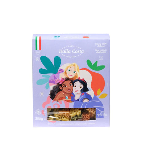Disney Princesses Tricolor Pasta with Tomato and Spinach