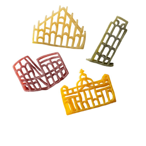 Italian Monuments Pasta Happy Pasta
