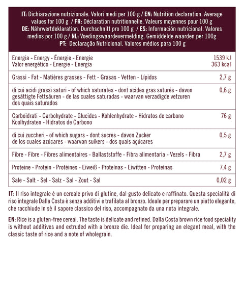 Fattoria Pasta 100% Riso Integrale Senza Glutine Bio