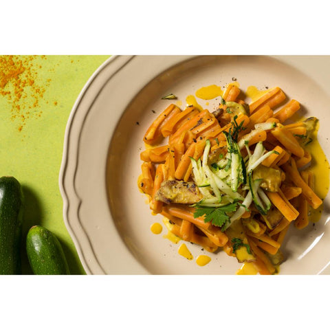 Strozzapreti Pasta Made with 100% Red Lentils, Gluten-Free, Organic