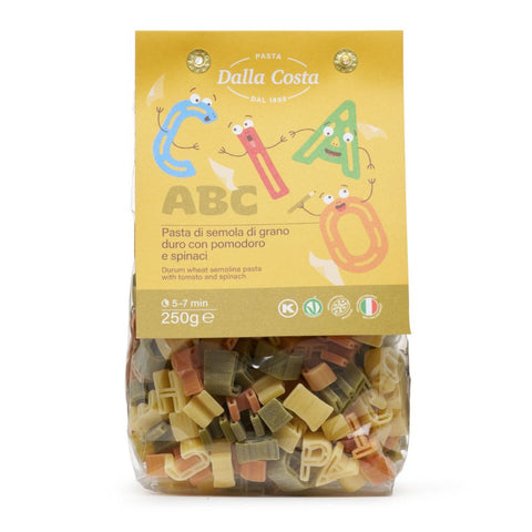 ABC Pasta Tricolore Con Pomodoro e Spinaci