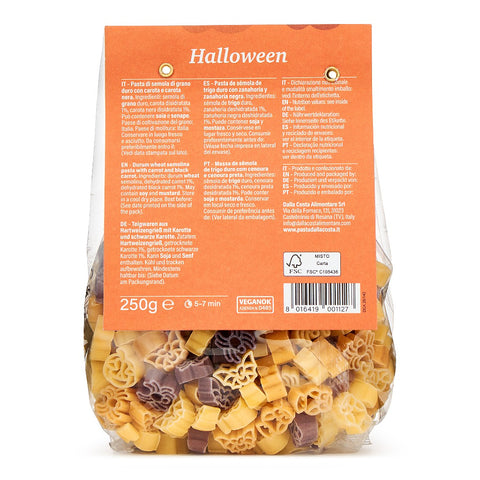 Halloween Pasta Con Carota e Carota Nera