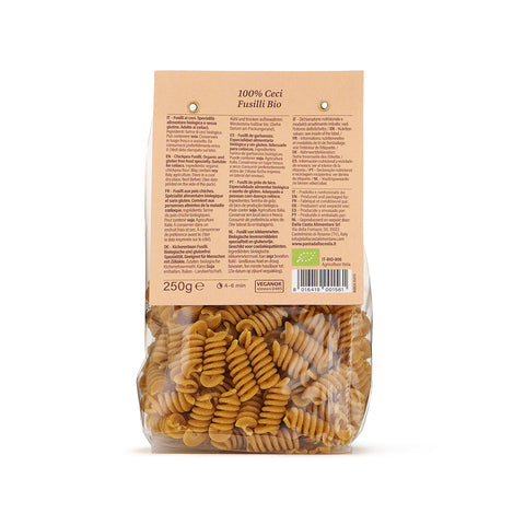 Fusilli 100% Ceci Senza Glutine Bio