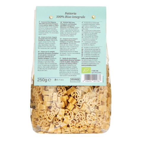 Fattoria Pasta 100% Riso Integrale Senza Glutine Bio