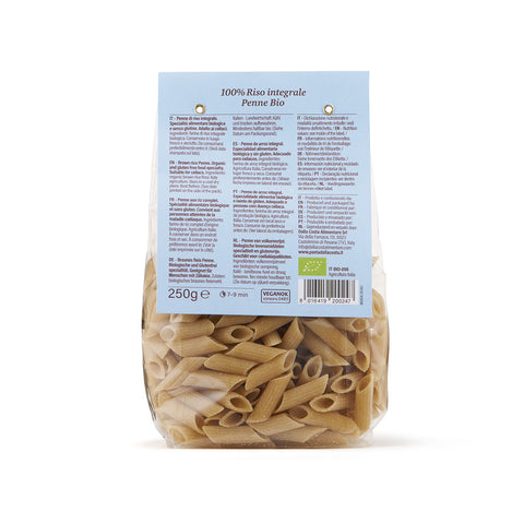 100% Organic Whole Rice Penne Pasta, Gluten-Free