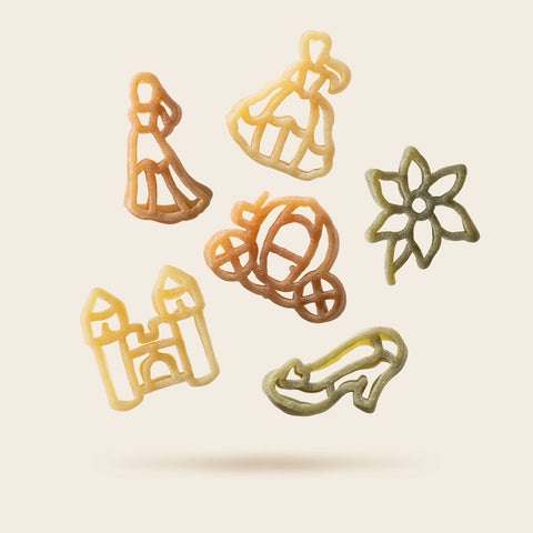 Organic Disney Princess Pasta with Tomato and Spinach