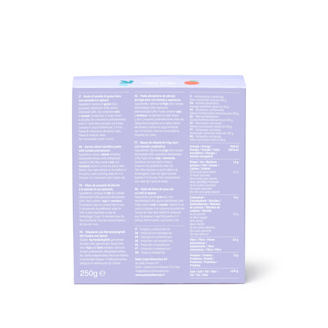 Disney Princesses Tricolor Pasta with Tomato and Spinach