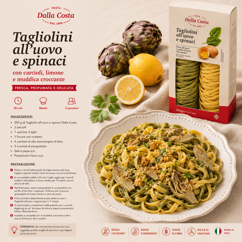 Tagliolini Uovo E Spinaci