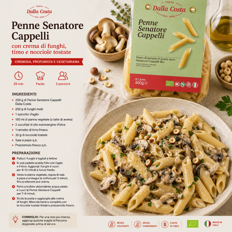 Penne Di Semola Senatore Cappelli Bio