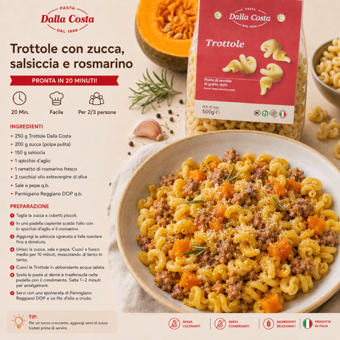 Trottole Di Semola Di Grano Duro