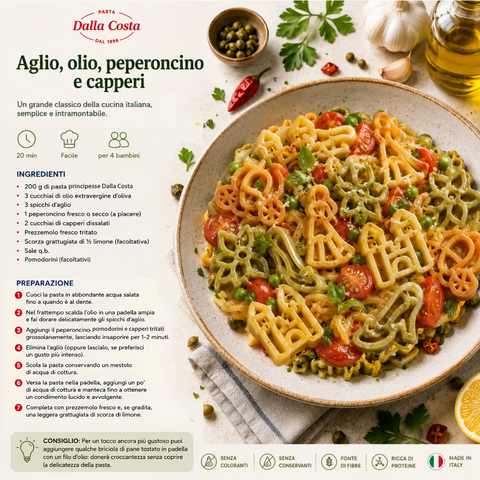 Pasta Principesse Disney Biologica con Pomodoro e Spinaci