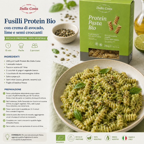 Organic Pumpkin Seed Protein Fusilli