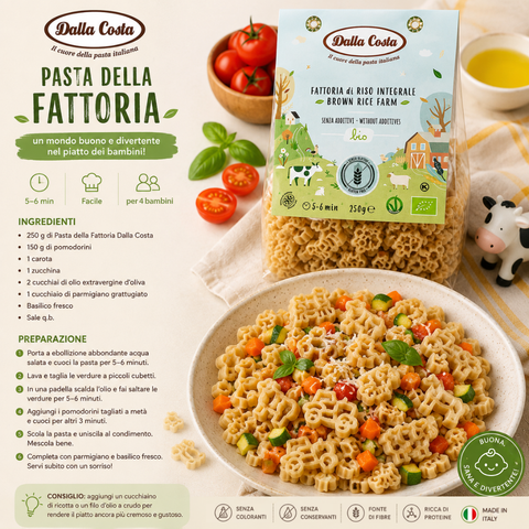 Fattoria Pasta 100% Riso Integrale Senza Glutine Bio