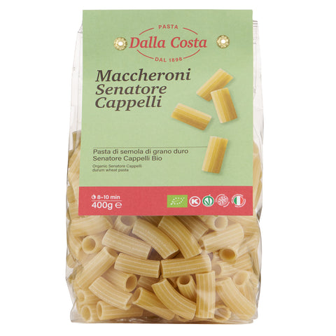 Maccheroni di semola Senatore Cappelli bio