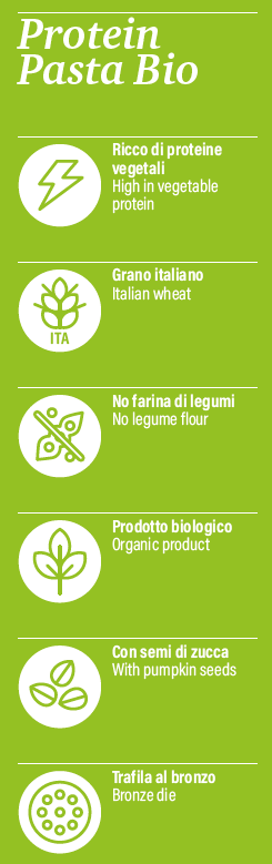 Fusilli Proteici Con Semi Di Zucca Bio