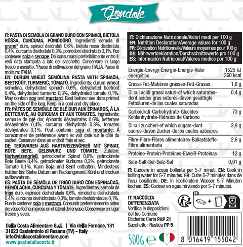 Pasta Gondole Happy Pasta