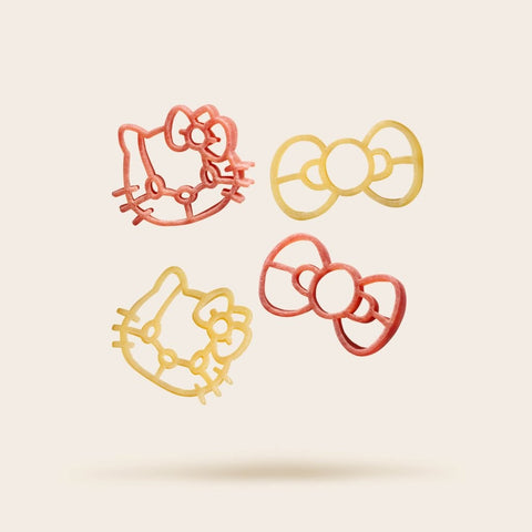 Hello Kitty Pasta Bicolore con Barbabietola