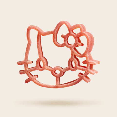 Hello Kitty Two-Tone Pasta with Beetroot