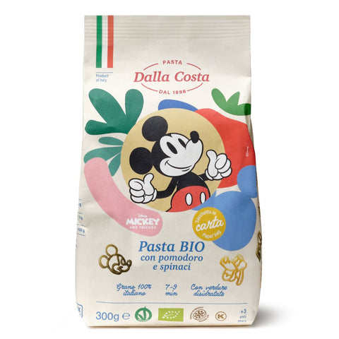 Disney Mickey Mouse Organic Pasta with Tomato and Spinach