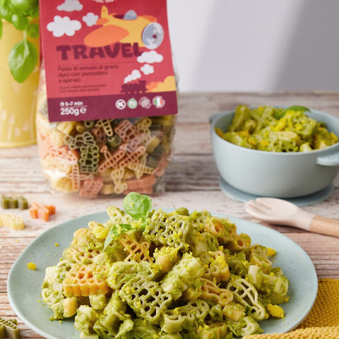 Travel Pasta Tricolore Con Pomodoro e Spinaci